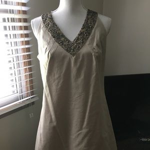 Super cute slip over gold dress. Super Nice💕